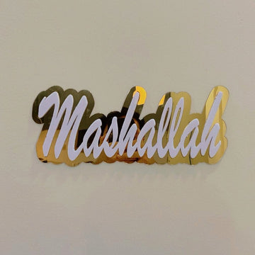 Mashallah Premium Acrylic Mirror Wall Decor